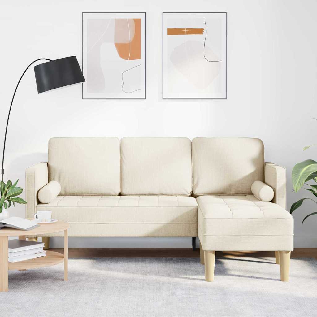 Sofa Set Linen 173 x 131 x 67 cm Fabric