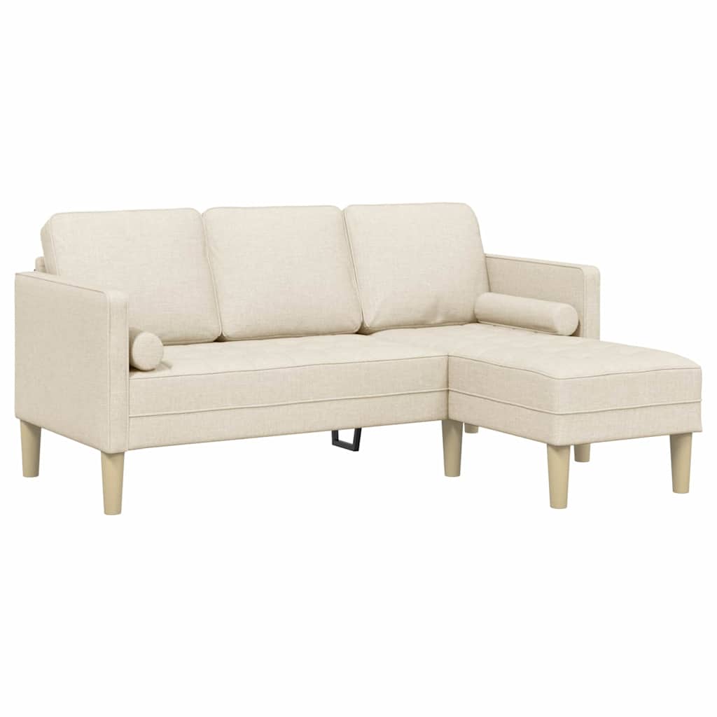 Sofa Set Linen 173 x 131 x 67 cm Fabric