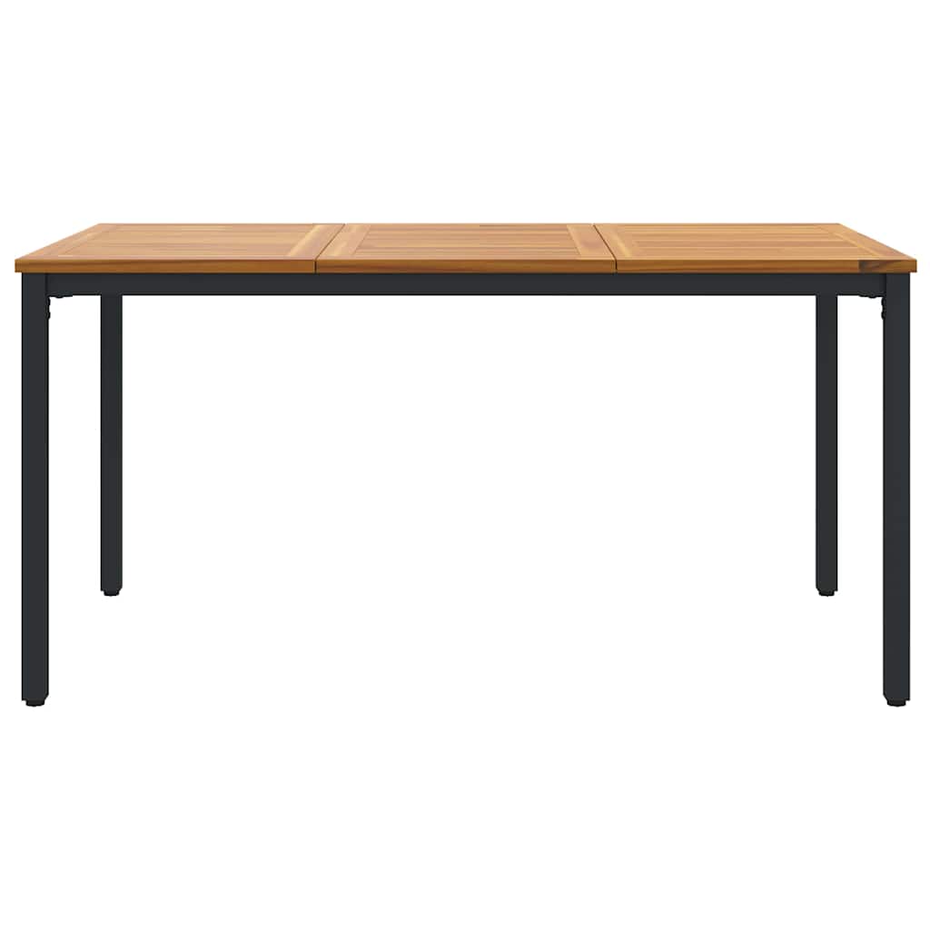 Outdoor Tables Natural and black 150 x 90 x 75 cm