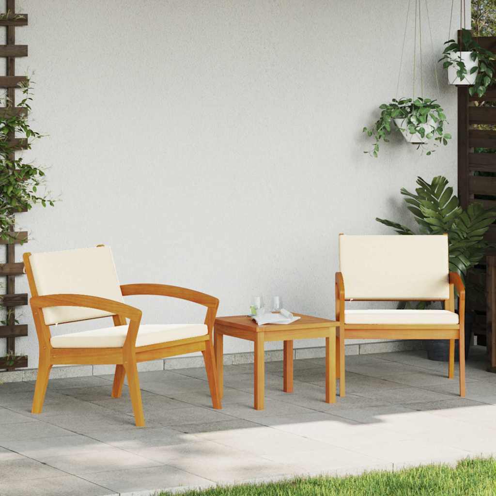 Bistro Set Brown 45 x 45 x 38cm Solid Acacia wood