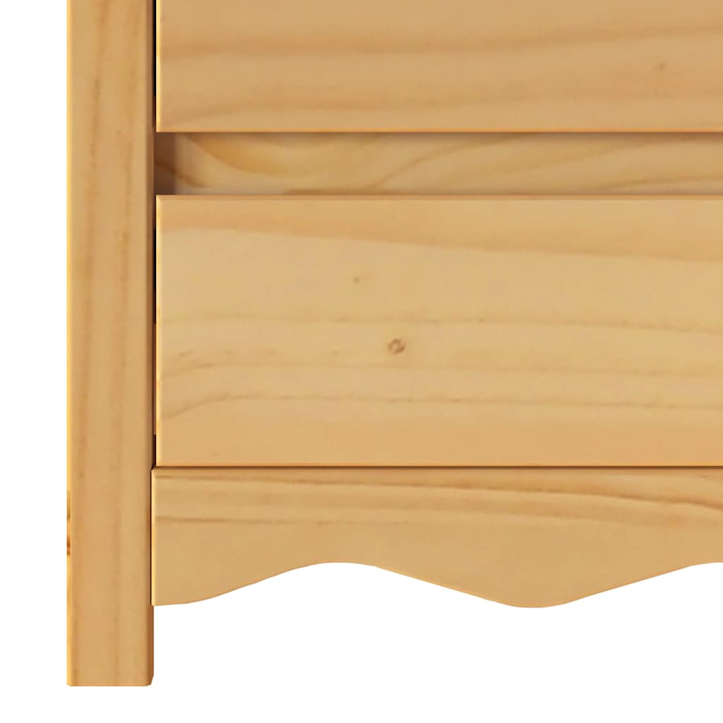 Chest of Drawers Drammen Oak 111 x 43 x 73.5 cm Solid Pine wood