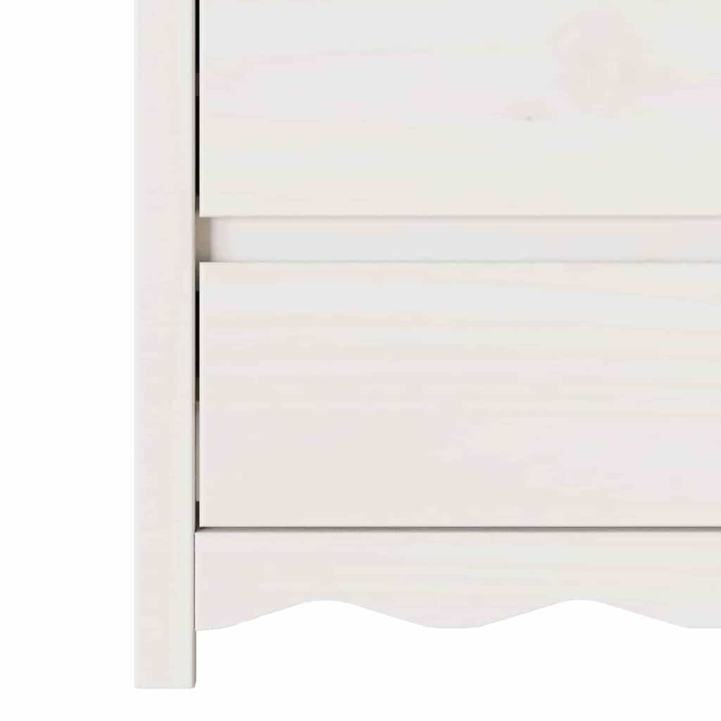 Chest of Drawers with Drawer Drammen White 76.5 x 40 x 91 cm