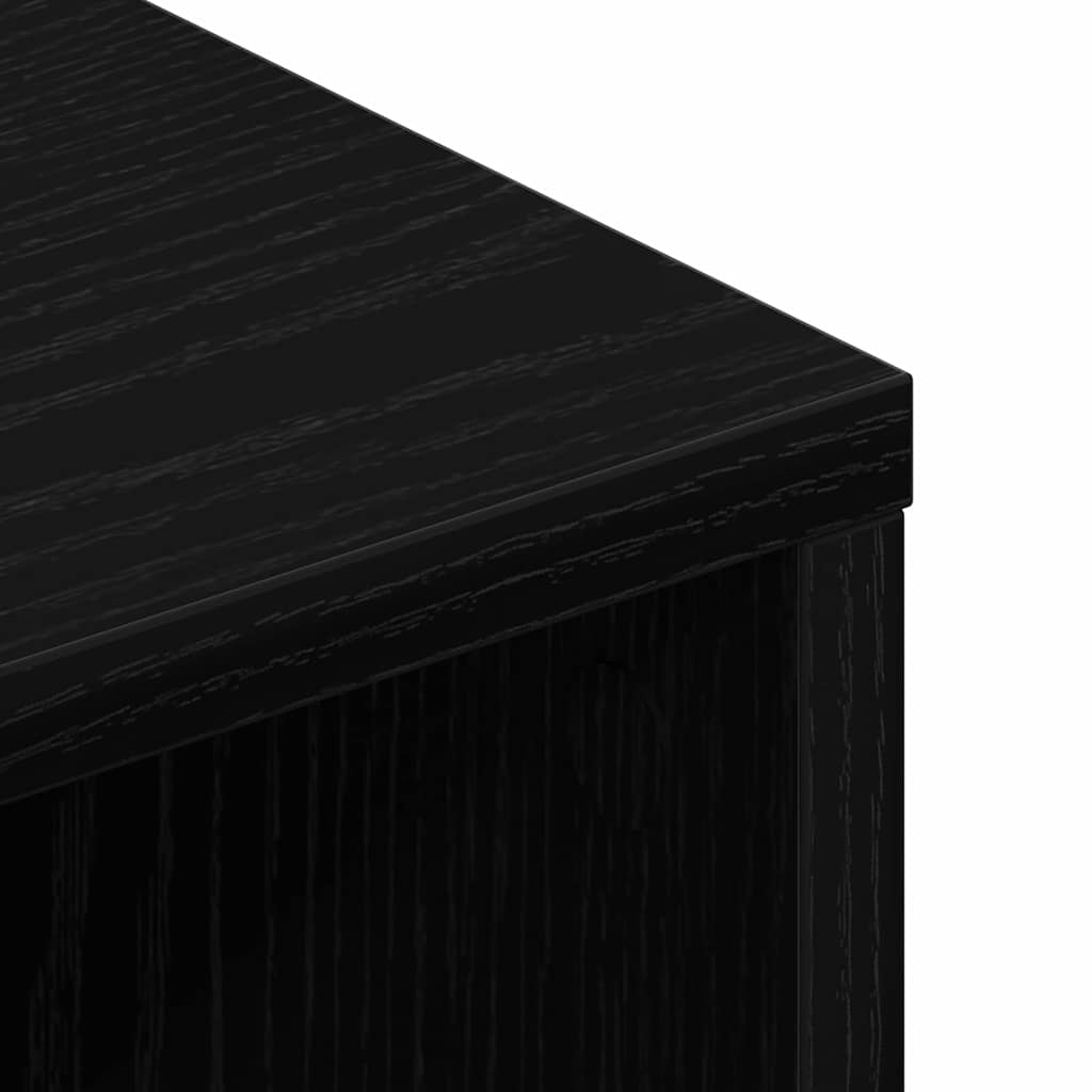TV Cabinet Black 90 x 35 x 35 cm Engineered wood