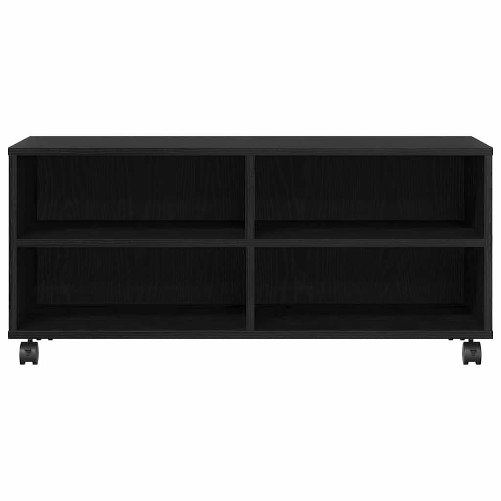 TV Cabinet Black 90 x 35 x 35 cm Engineered wood