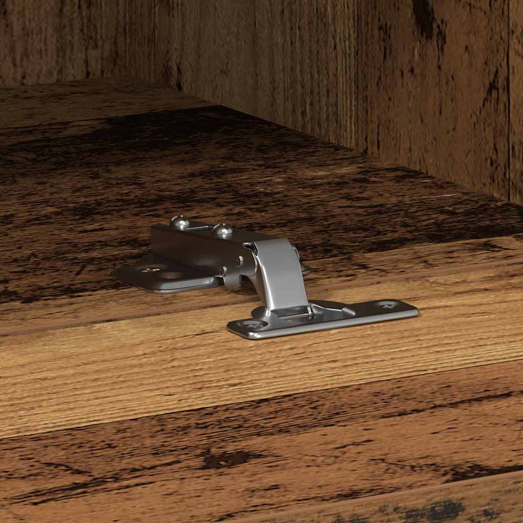 TV Wall Cabinet Old wood 100x30x30cm Engineered Wood