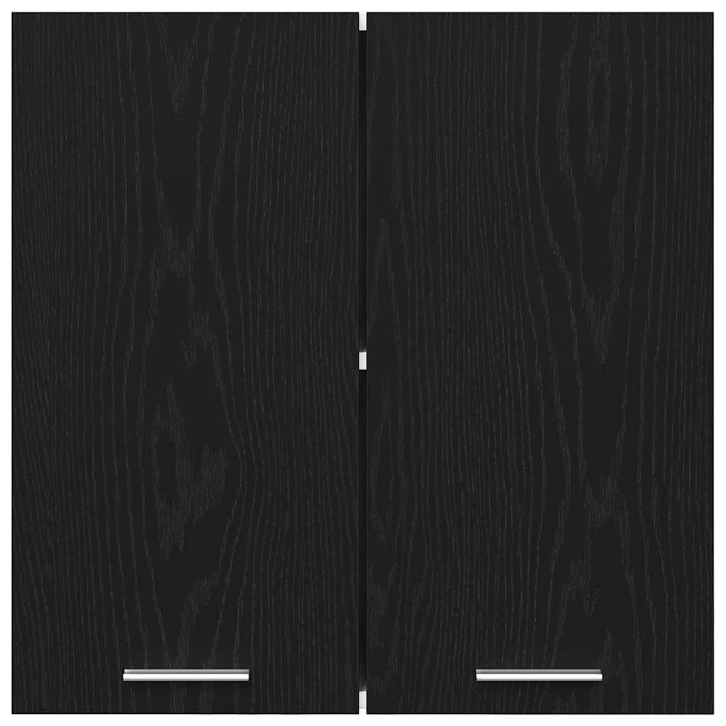 Hanging cabinet Black oak 60 x 31 x 60 cm Engineered wood