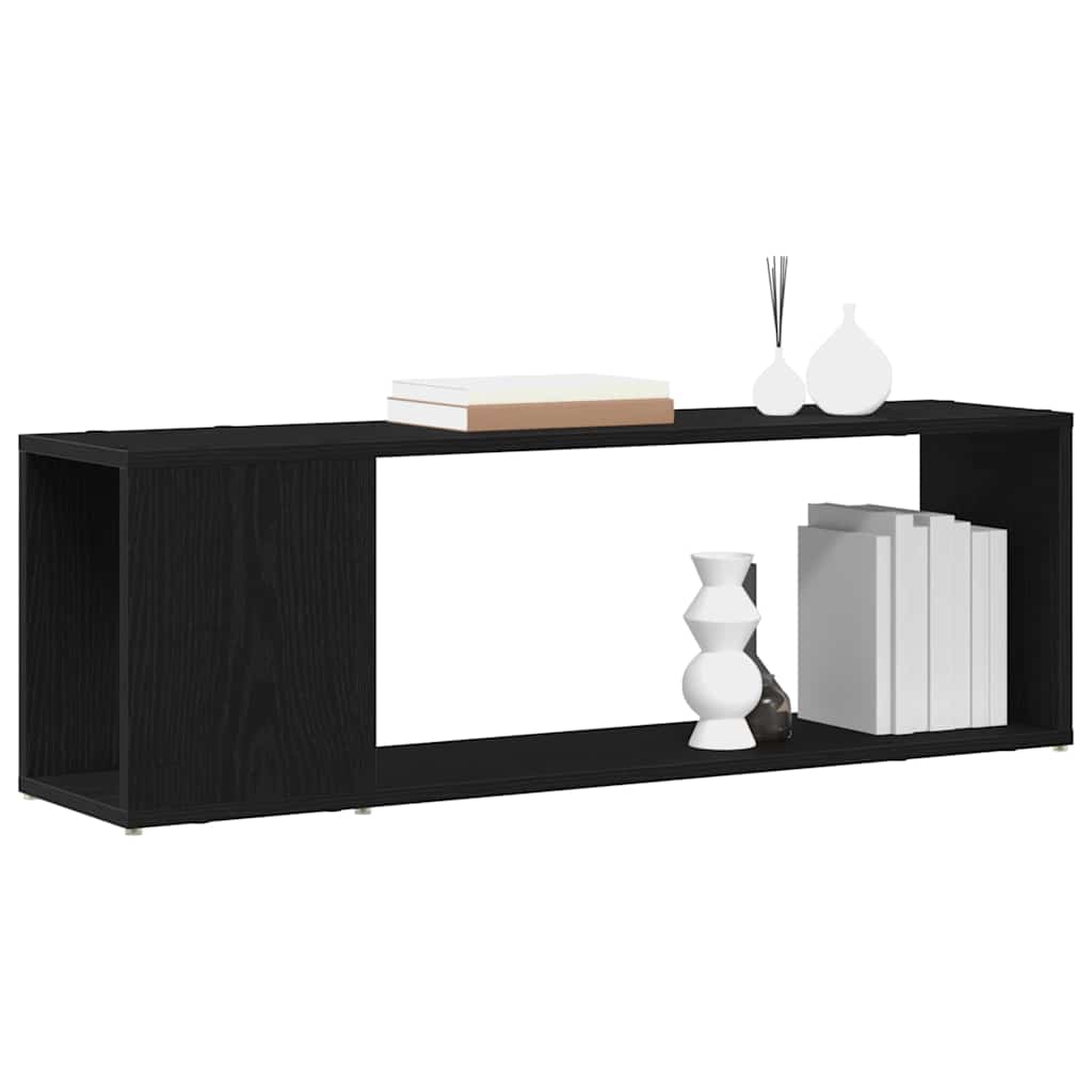 Entertainment Center Black 100 x 24 x 32 cm Engineered wood