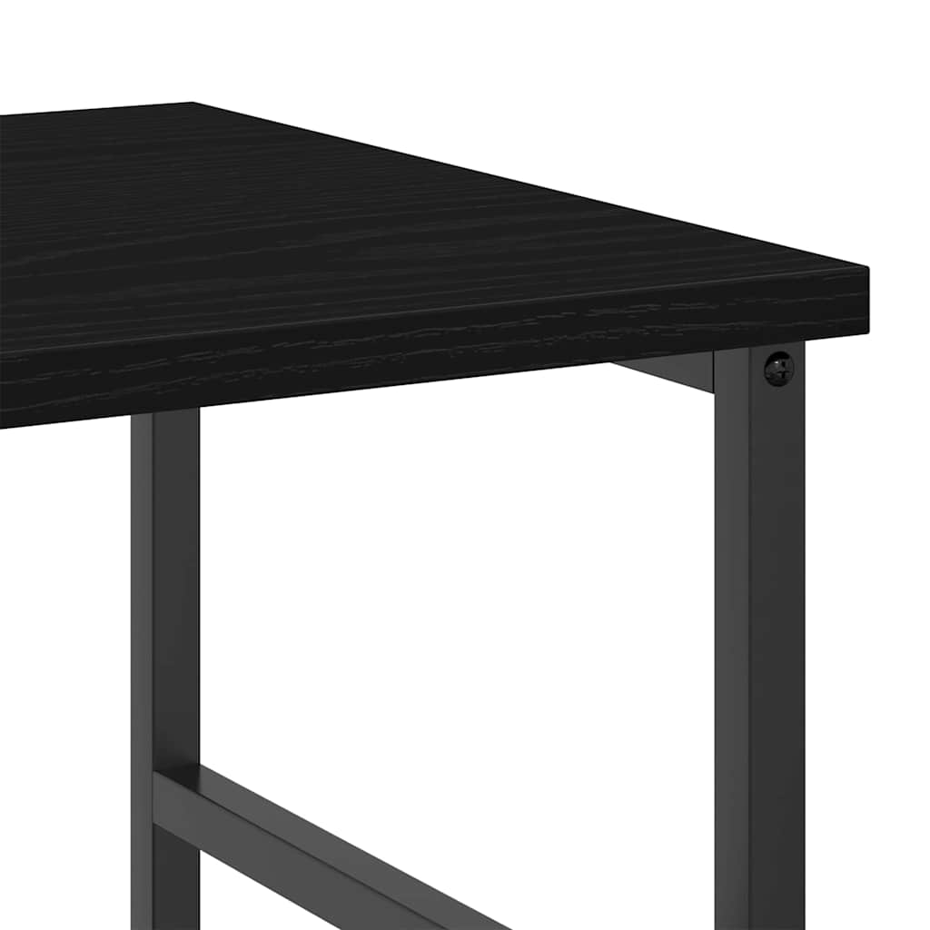 Bookshelf Black oak 50x33x82cm Engineered Wood