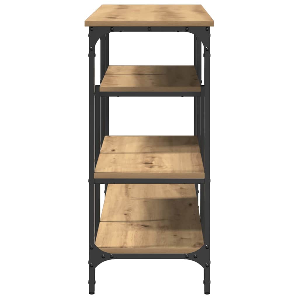 Console Table with Shelf Artisan oak 100 x 35 x 75 cm