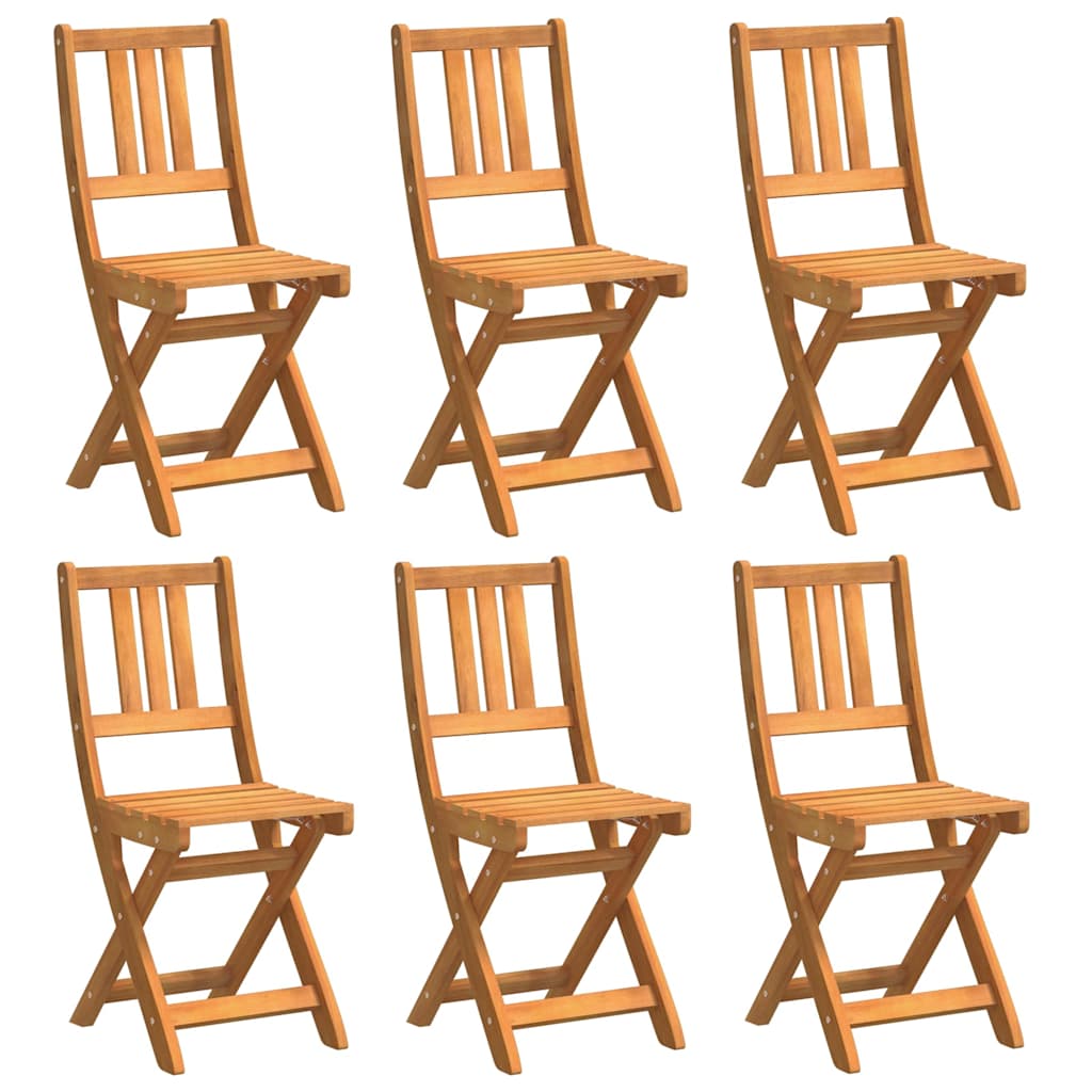 Garden Chair 6 pcs Brown 36 x 46 x 86cm Solid Acacia wood