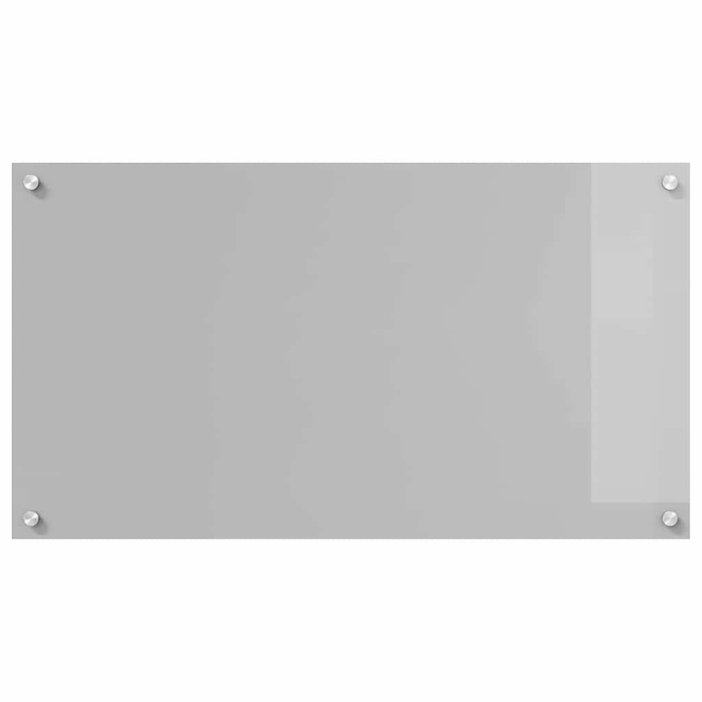 Kitchen Backsplash Light grey 90 x 50 x 0.6 cm Tempered Glass