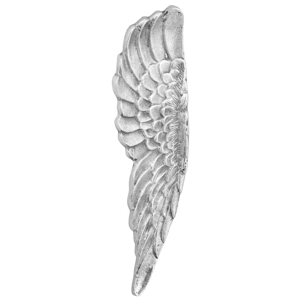 Wings Sculpture Silver 31 x 5 x 91 cm Aluminium