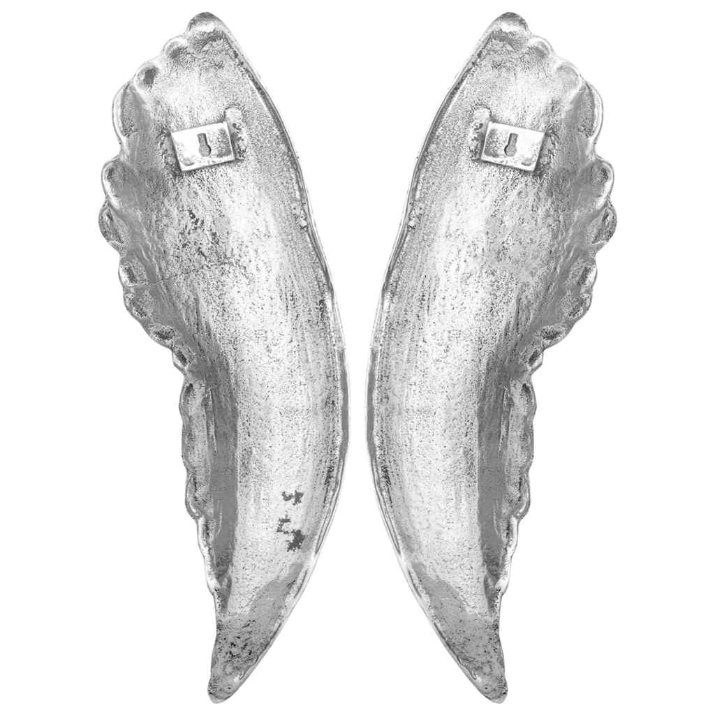 Wings Sculpture Silver 31 x 5 x 91 cm Aluminium