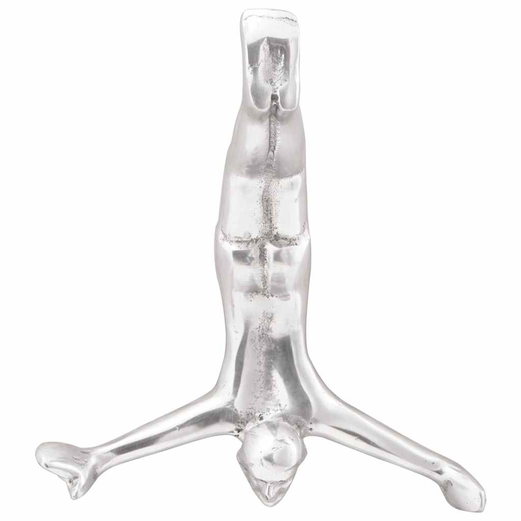 Sculpture Silver 22 x 8 x 25 cm Aluminium