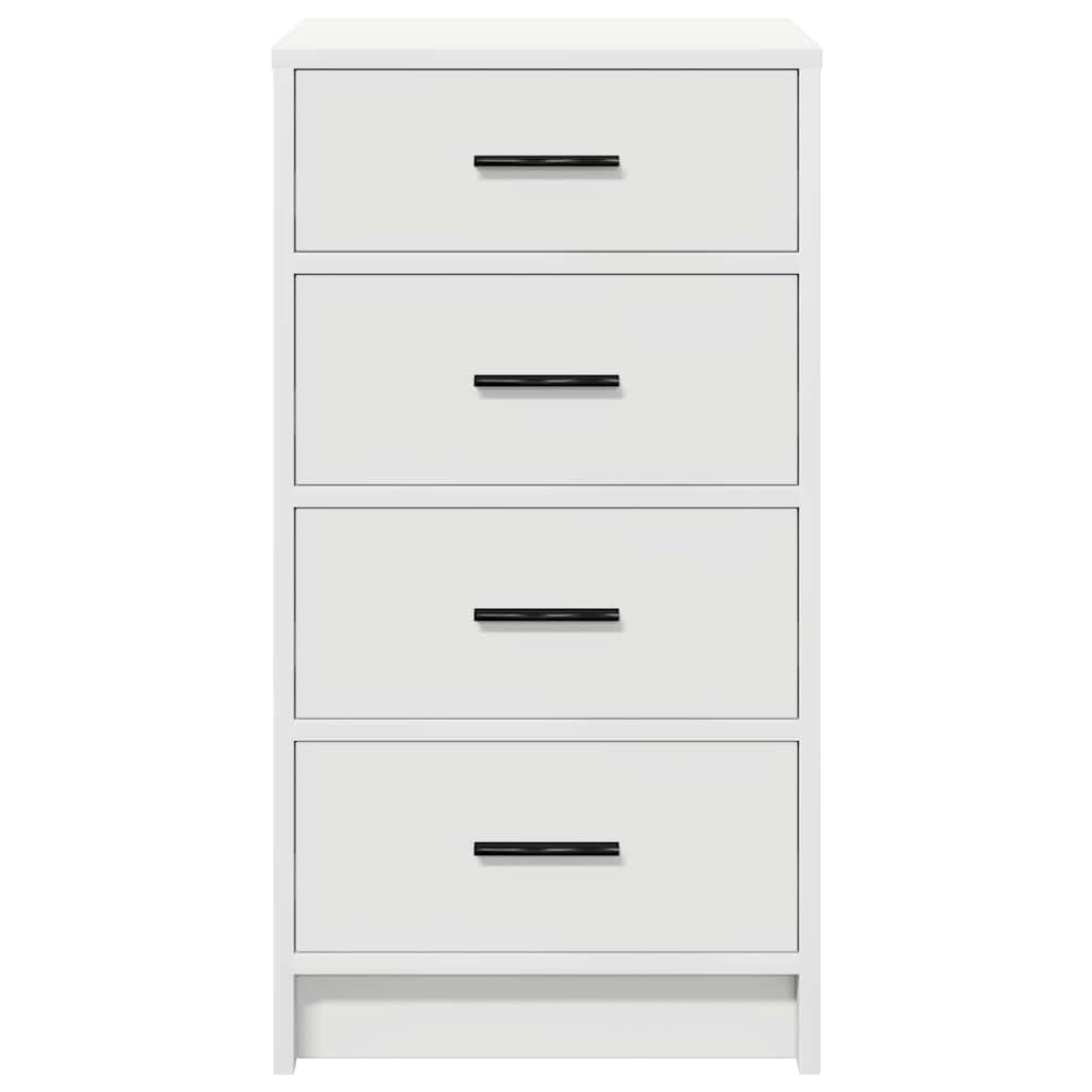 Sideboard with Drawer White 40 x 41 x 75 cm Engineered wood