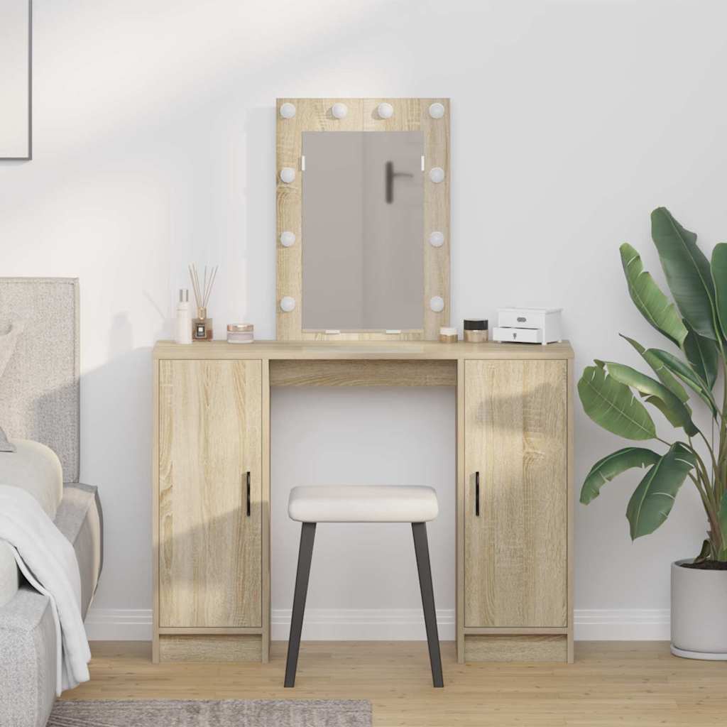 Dressing Table 102 X 33 X 135 Cm Engineered Wood