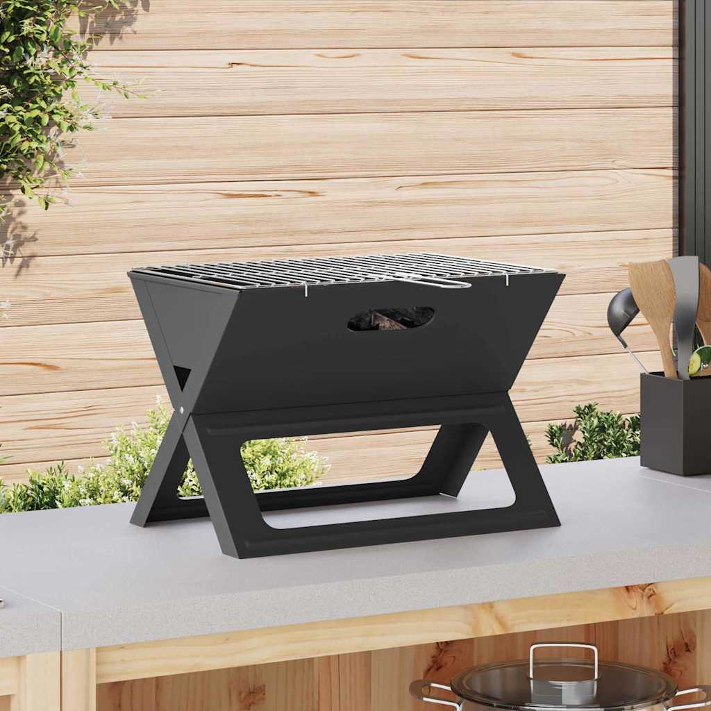 Outdoor Grill Black 46 x 30 x 31 cm Steel