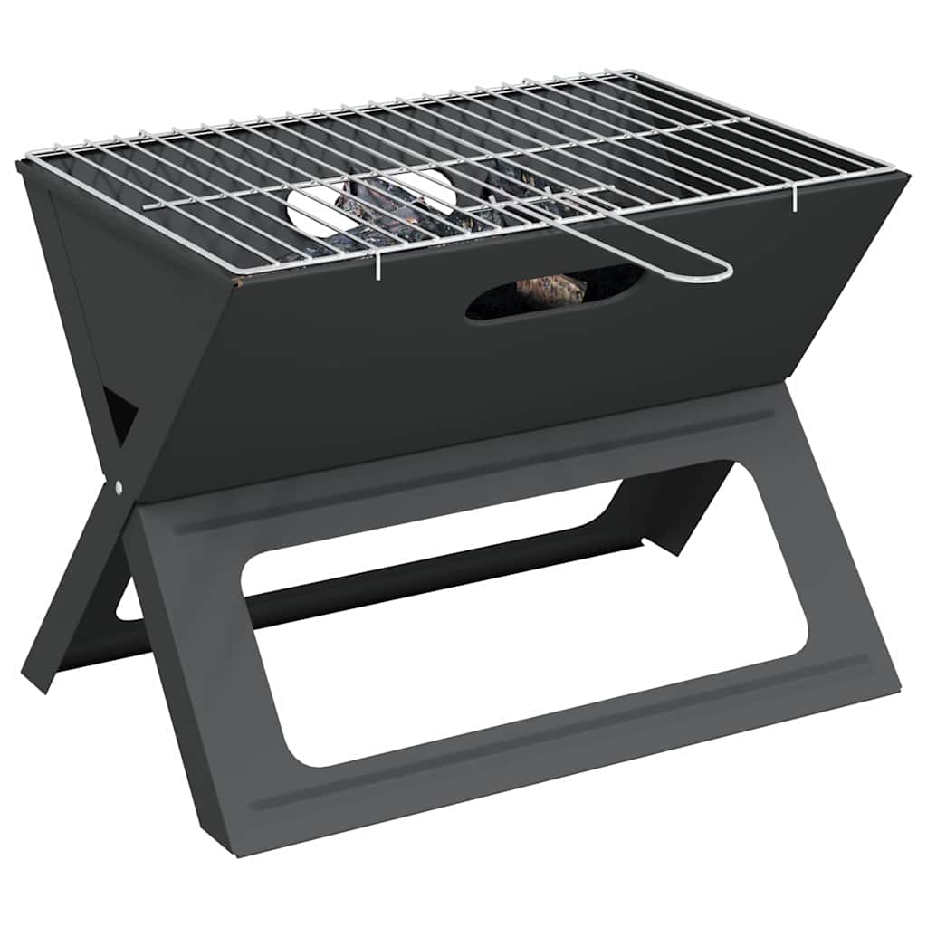 Outdoor Grill Black 46 x 30 x 31 cm Steel