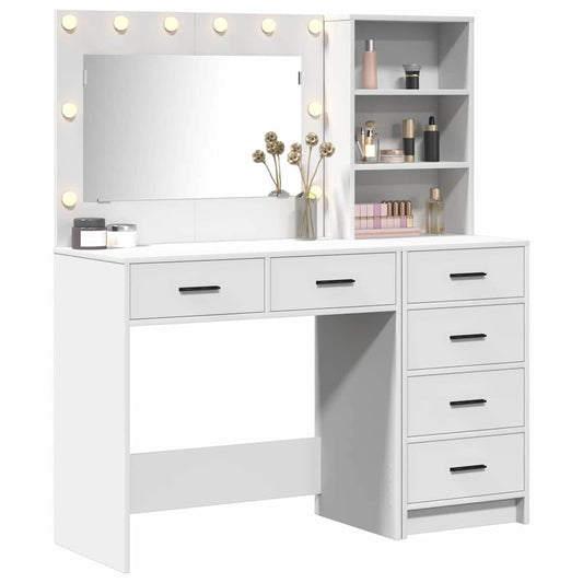 Dressing Table 78.5 X 41 X 135 Cm Engineered Wood