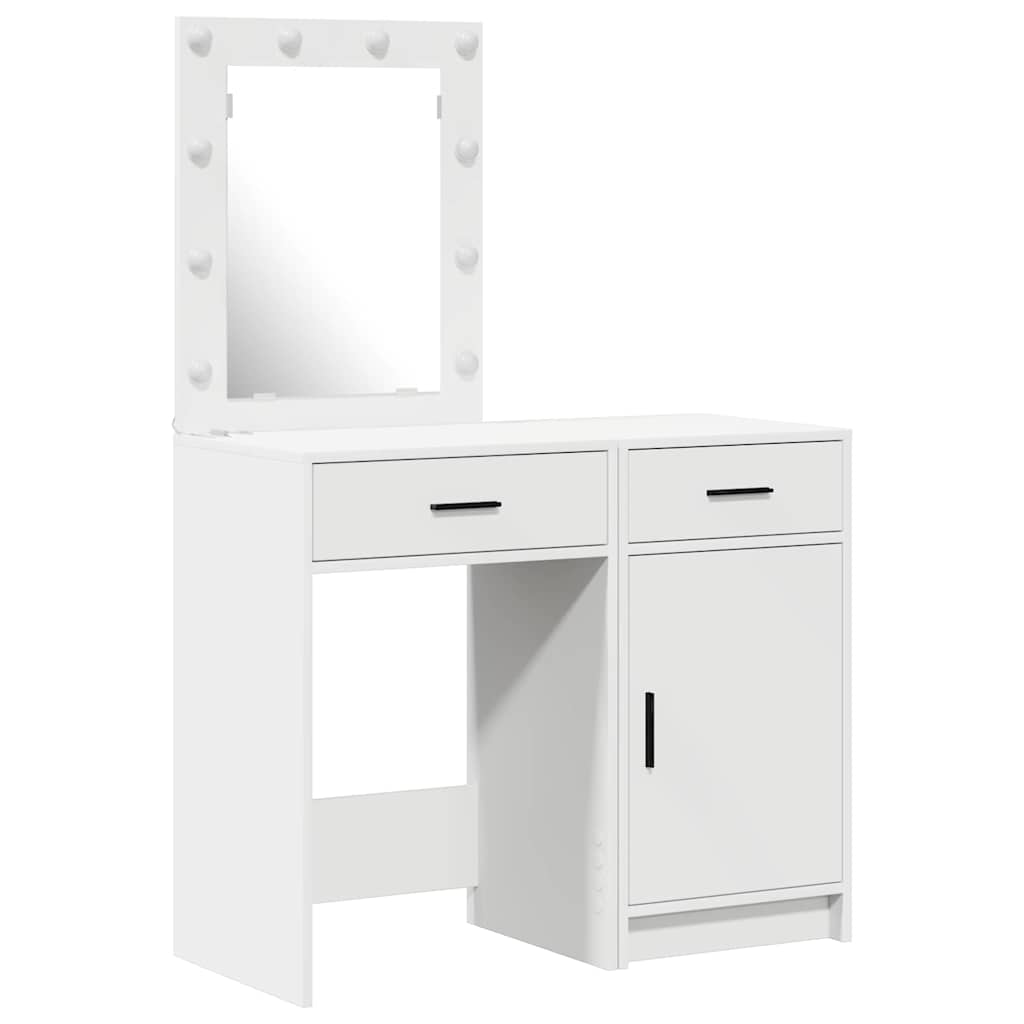Dressing Table 2 Pcs 50 X 41 X 135 Cm Engineered Wood