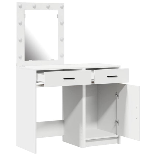 Dressing Table 2 Pcs 50 X 41 X 135 Cm Engineered Wood