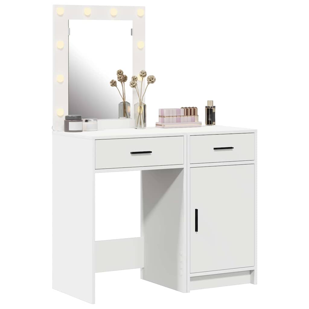 Dressing Table 2 Pcs 50 X 41 X 135 Cm Engineered Wood