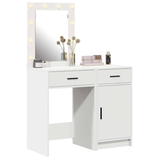 Dressing Table 2 Pcs 50 X 41 X 135 Cm Engineered Wood