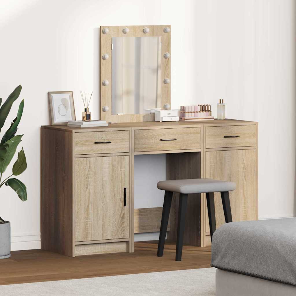Dressing Table With Door 50 X 41 X 135 Cm Engineered Wood