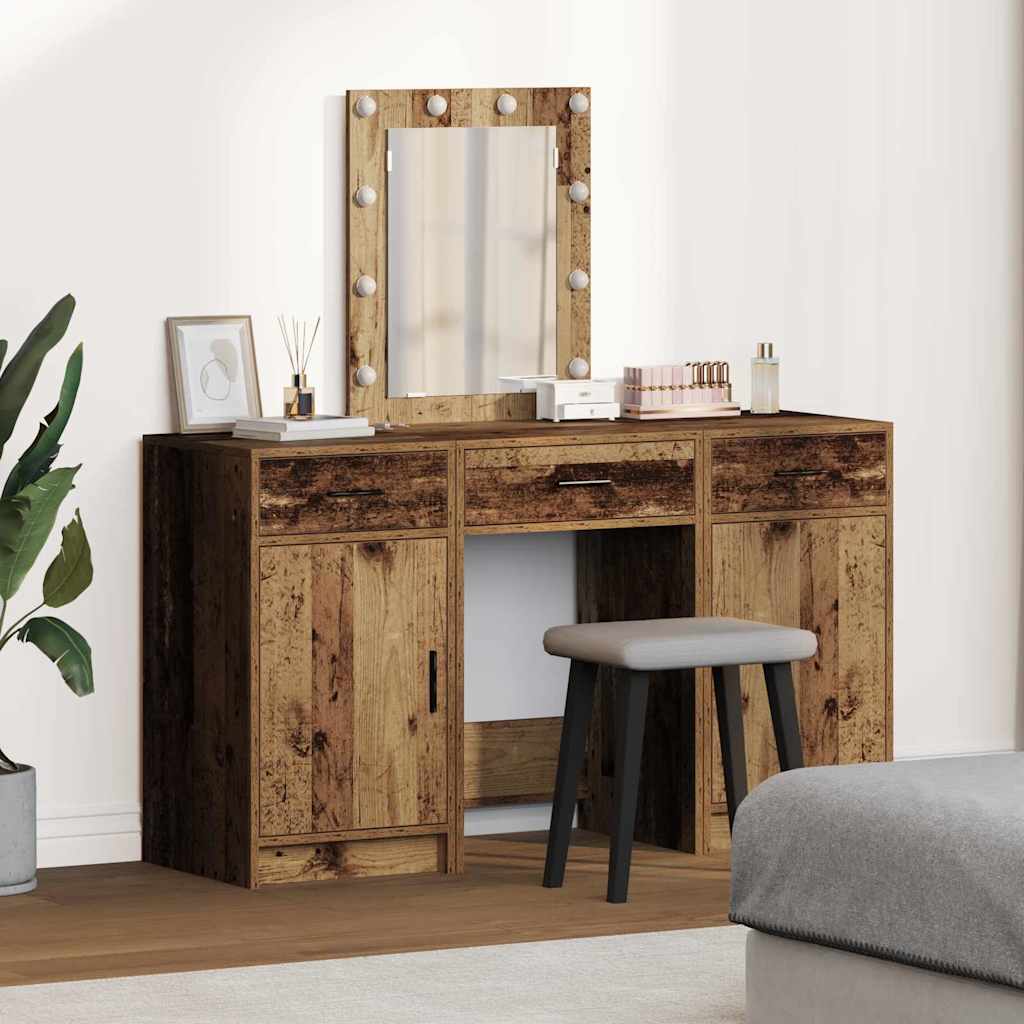 Dressing Table With Door 50 X 41 X 135 Cm Engineered Wood