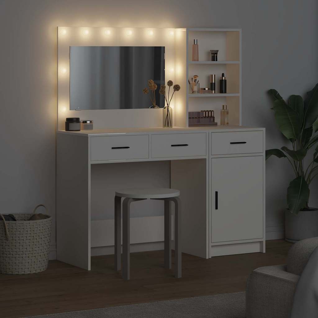 Dressing Table 2 Pcs 78.5 X 41 X 135 Cm Engineered Wood