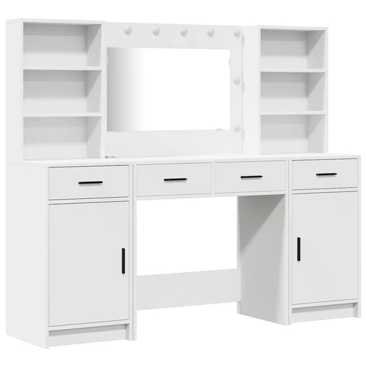 Dressing Table Set With Drawer 3 Pcs 78.5 X 41 X 135 Cm