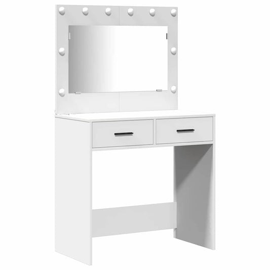 Dressing Table Set With Drawer 3 Pcs 78.5 X 41 X 135 Cm
