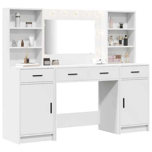 Dressing Table Set With Drawer 3 Pcs 78.5 X 41 X 135 Cm