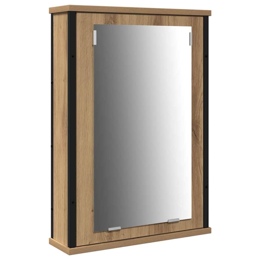 Bathroom Furniture Set 3 pcs Artisan oak 33 x 33 x 185.5 cm