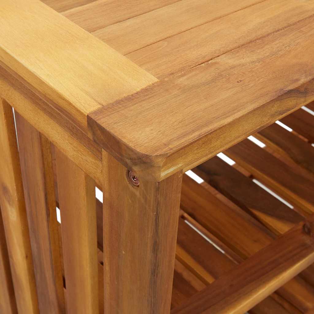 Garden Cabinet with Shelf with Storage Brown 90 x 40 x 90cm