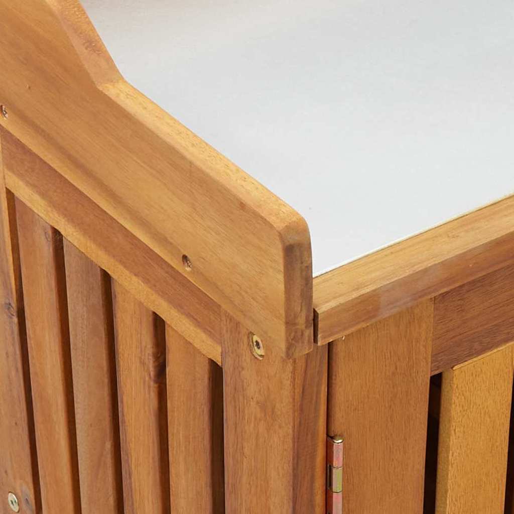 Garden Cabinet with Storage with Door Brown 78 x 36.5 x 78cm