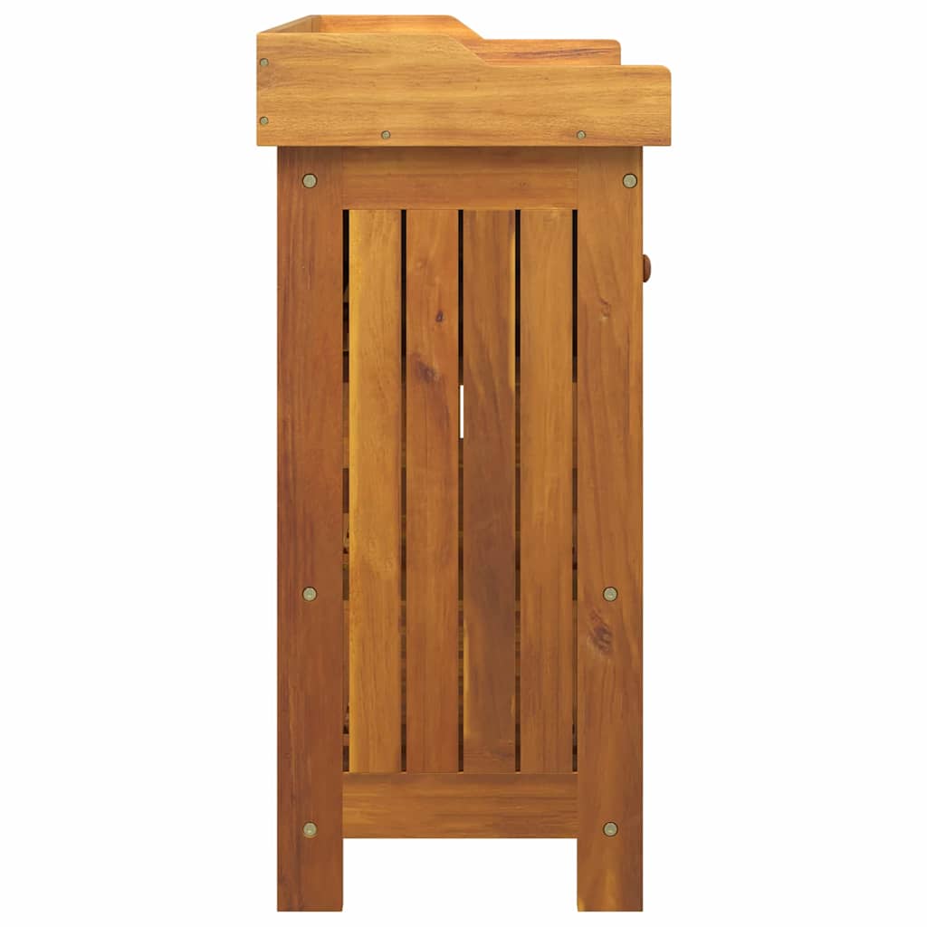 Garden Cabinet with Drawer with Shelf Brown 78 x 36.5 x 78cm