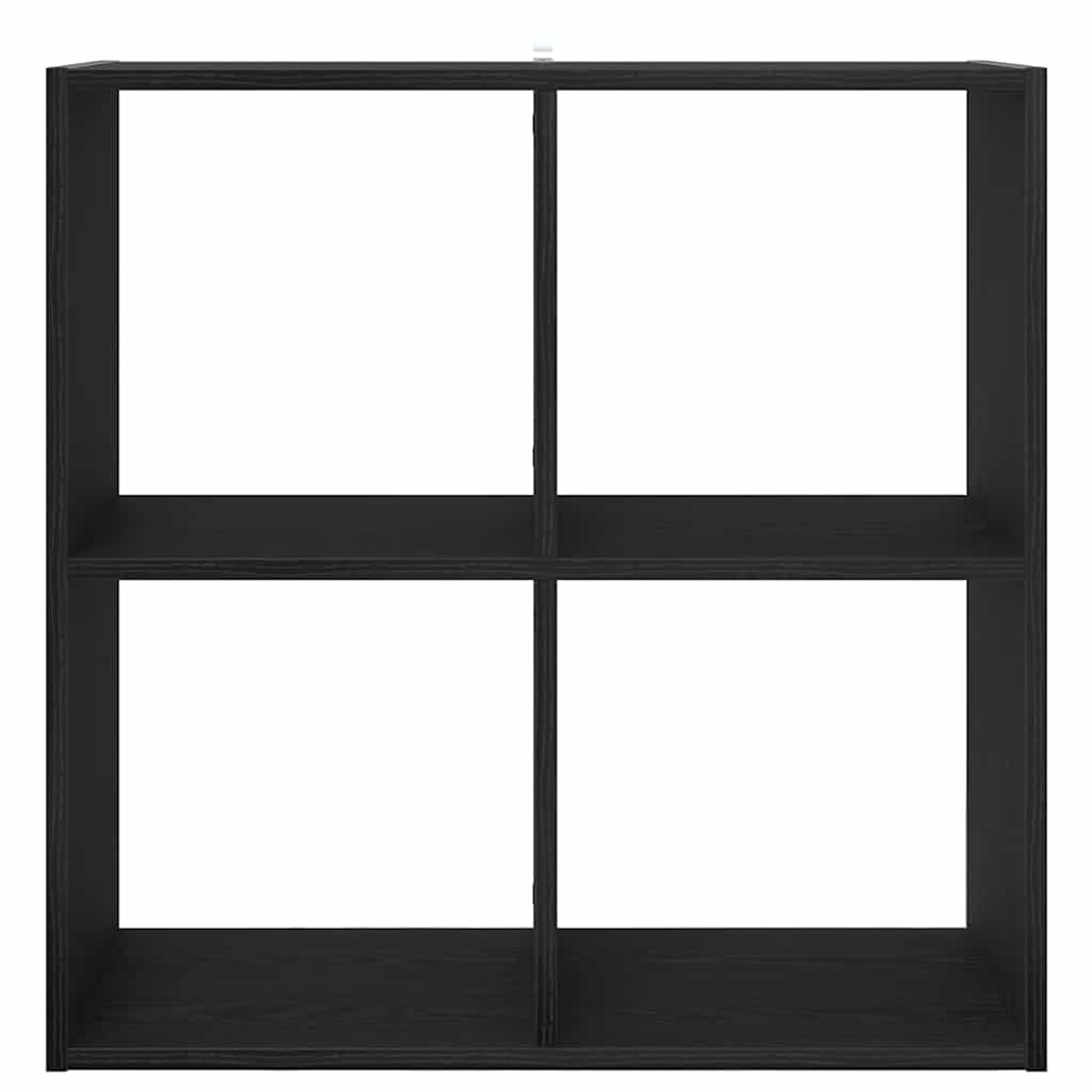 Bookcase Black oak 68.5 x 32 x 68.5 cm Engineered wood