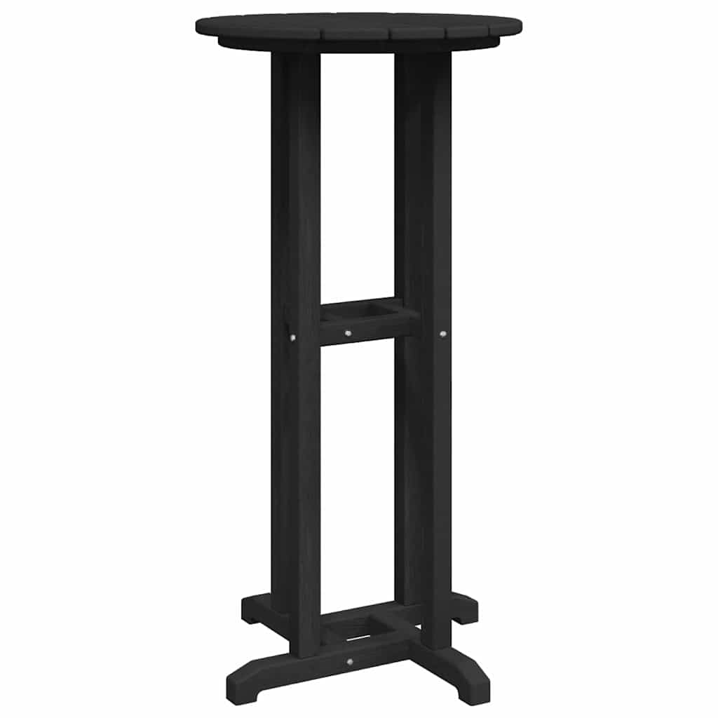 Bar Table Black 55 x 55 x 107 cm HDPE