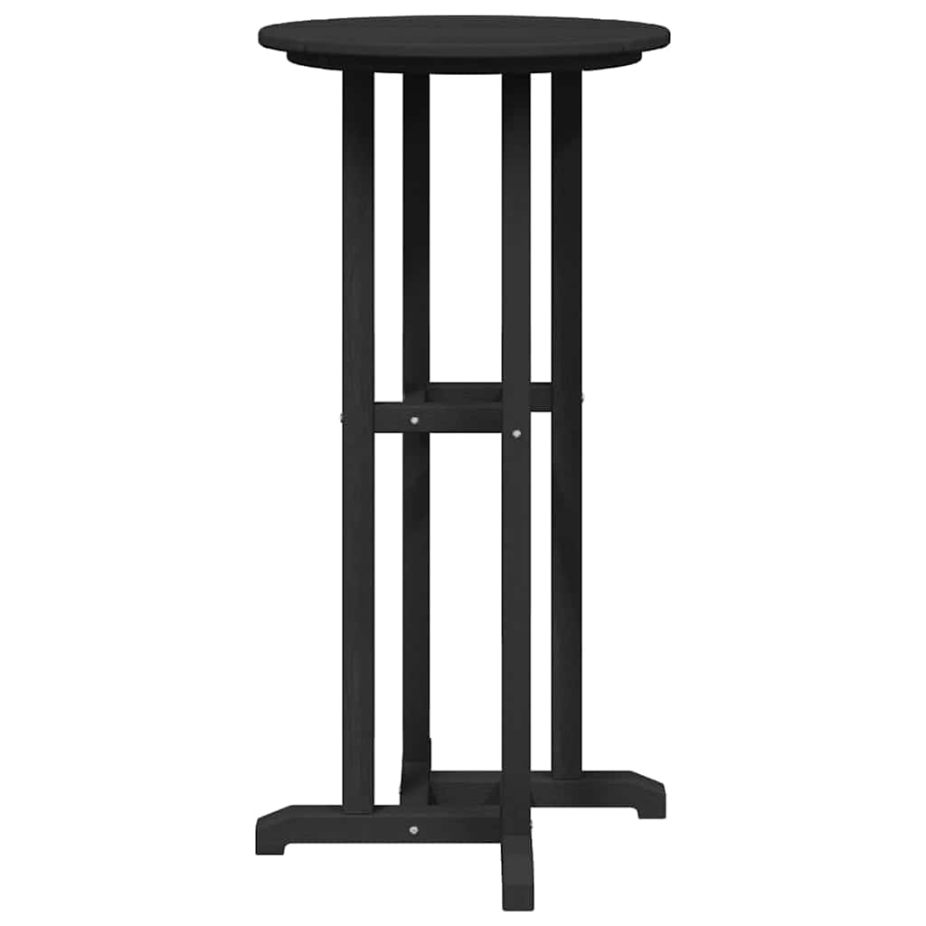 Bar Table Black 55 x 55 x 107 cm HDPE