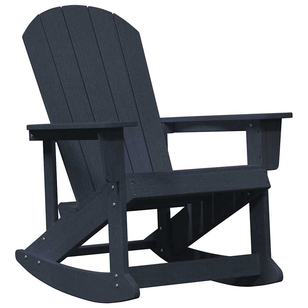 Adirondack Rocking Chair Navy 73.5 x 92 x 90cm HDPE