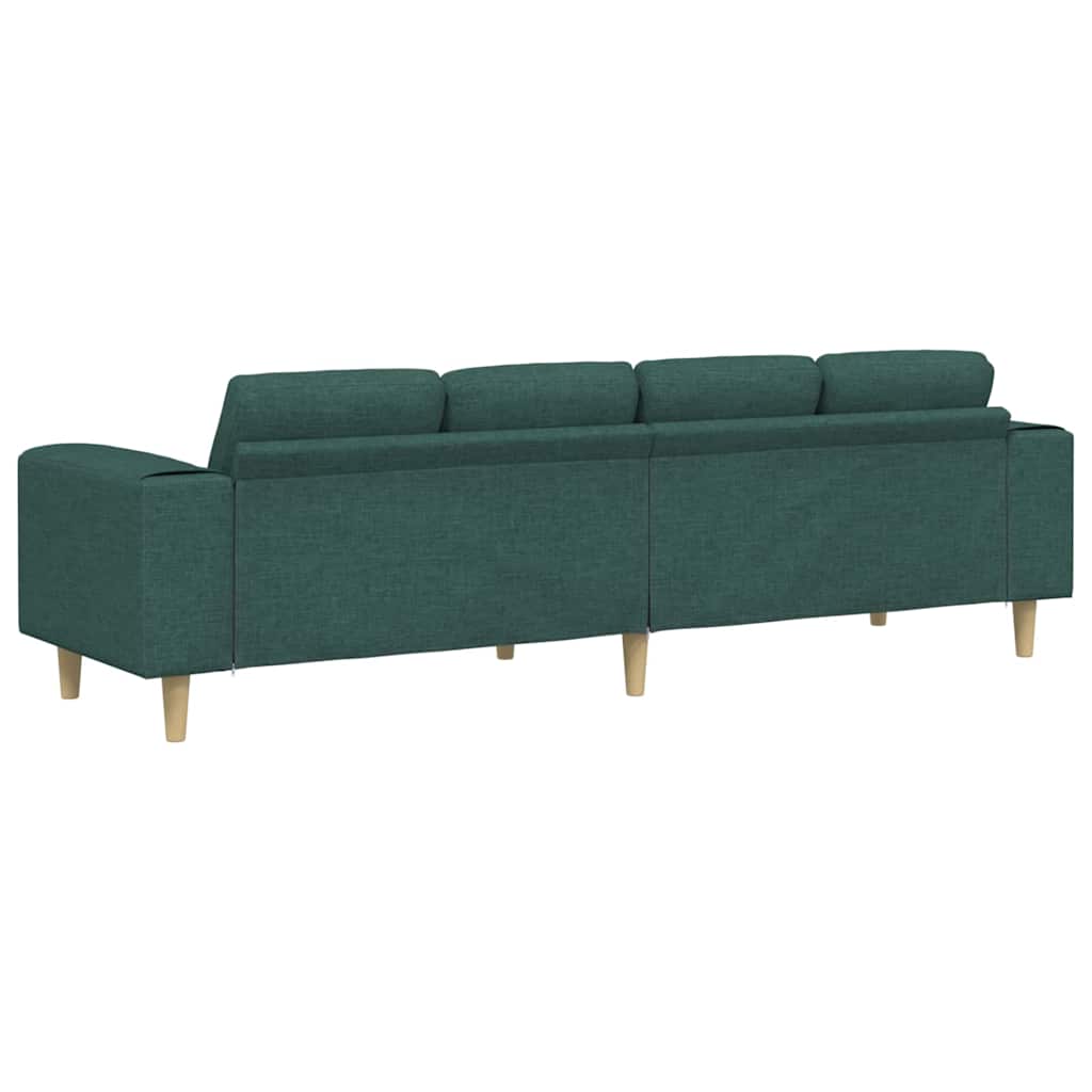 Sofa Set Dark green Fabric