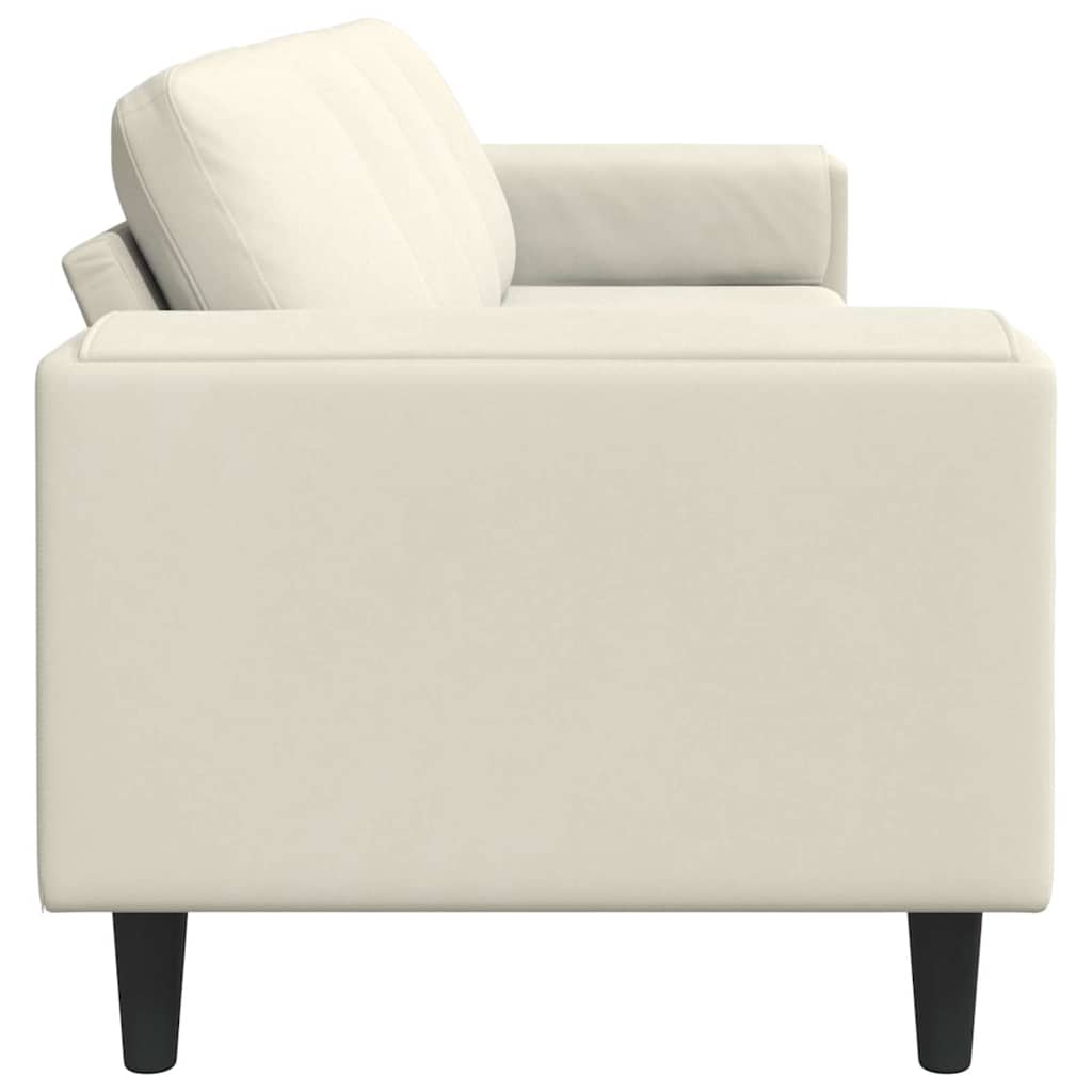 Sofa Set Cream Velvet