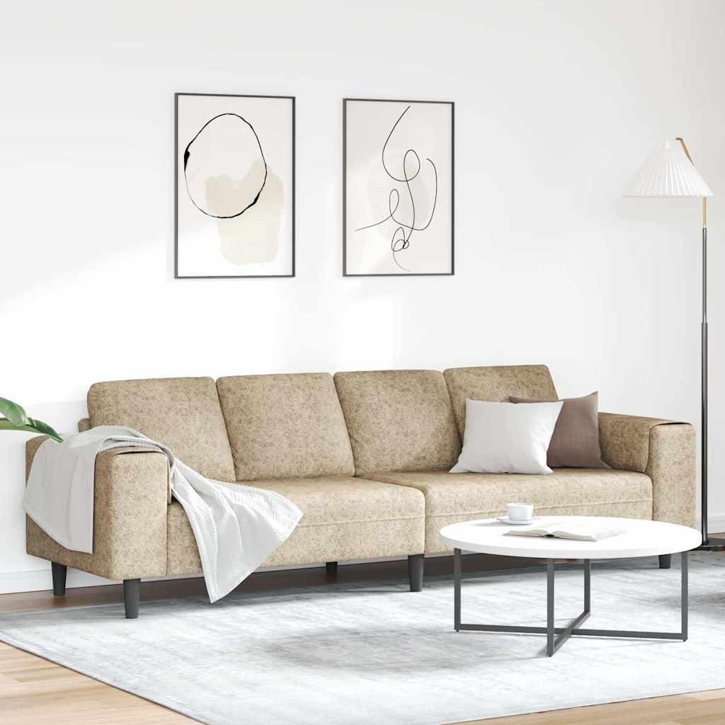 Sofa Set Light grey Faux suede leather