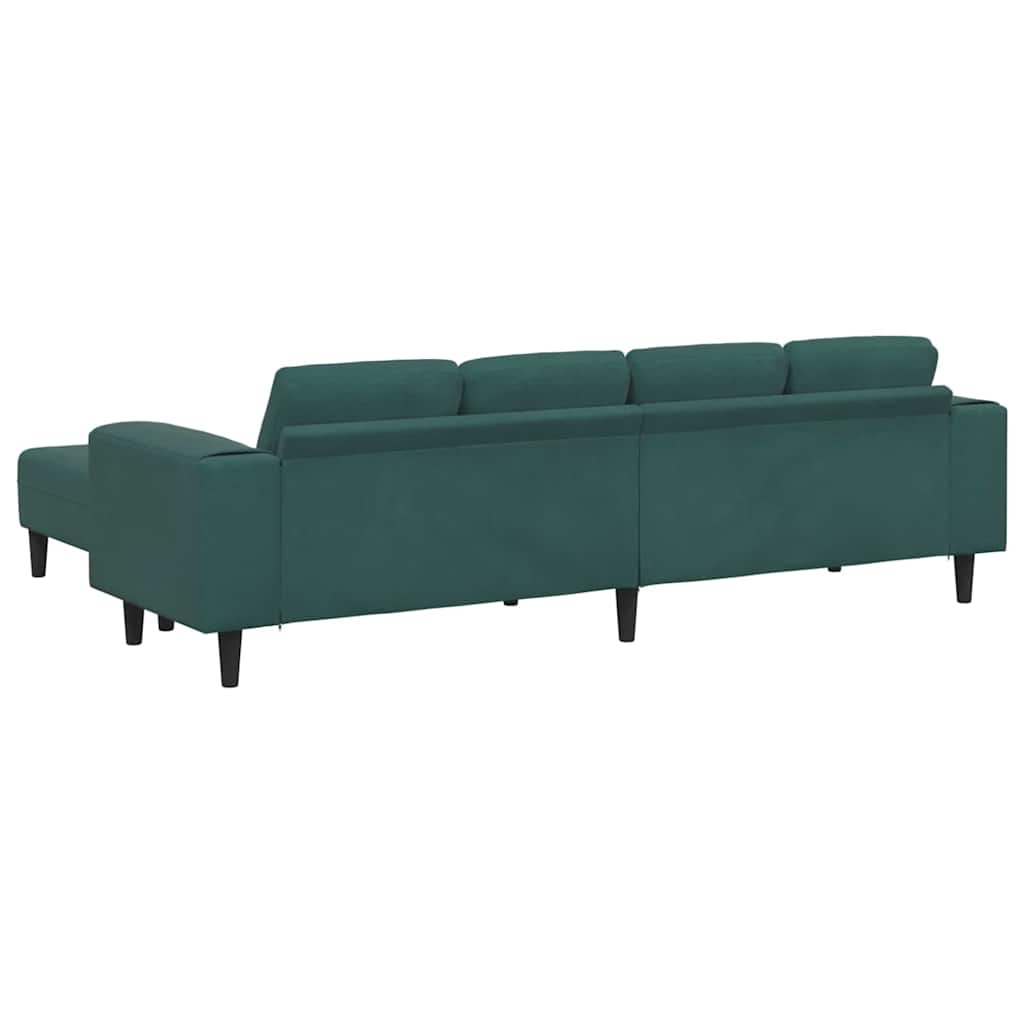 Sofa Set Dark green Velvet