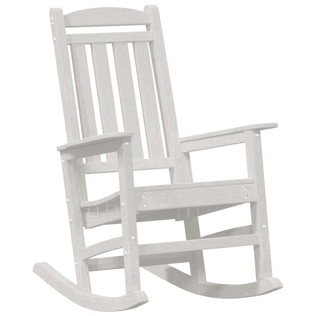 Garden Rocking Chair 2 pcs White 70 x 92 x 108cm Plastic