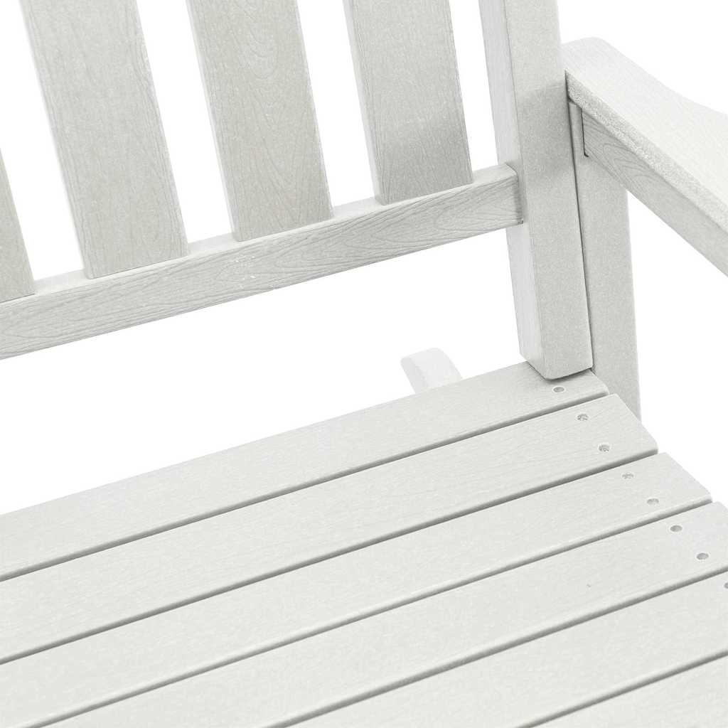 Garden Rocking Chair 3 pcs White 38 x 38 x 46cm Plastic