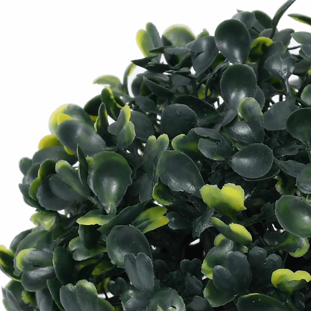 Artificial Boxwood Balls with LED Lights 4 pcs Green 12 cm