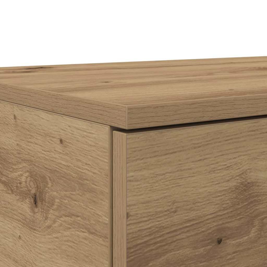 Bed Drawers Artisan oak 120 x 36.5 x 16.5 cm Engineered wood