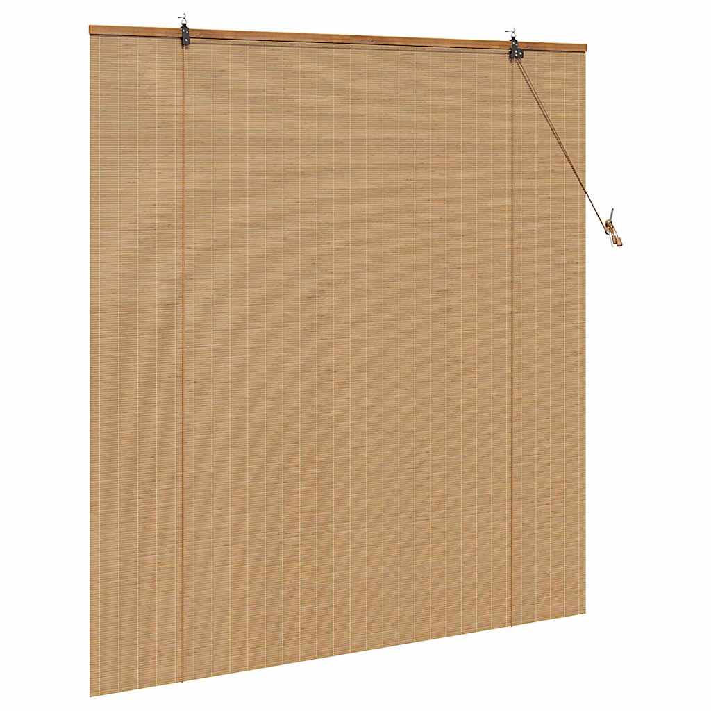 Window Blinds & Shades Other Manual Light Brown Bamboo